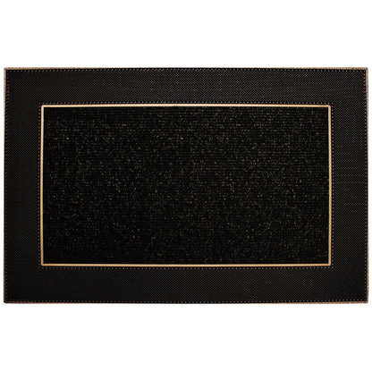 Modern Homes Rain Design Floor Mat 60 x 90cm Brown