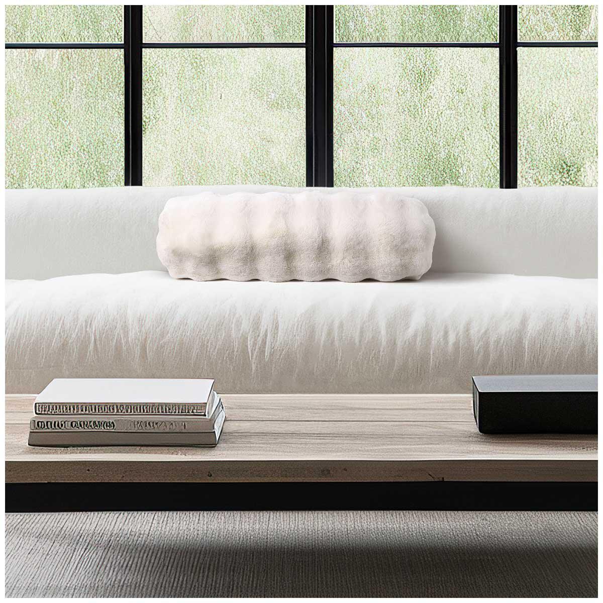 Mon Chateau Faux Fur Pillow