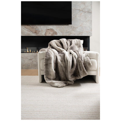 Mon Chateau Luxe Faux Fur Throw Tan