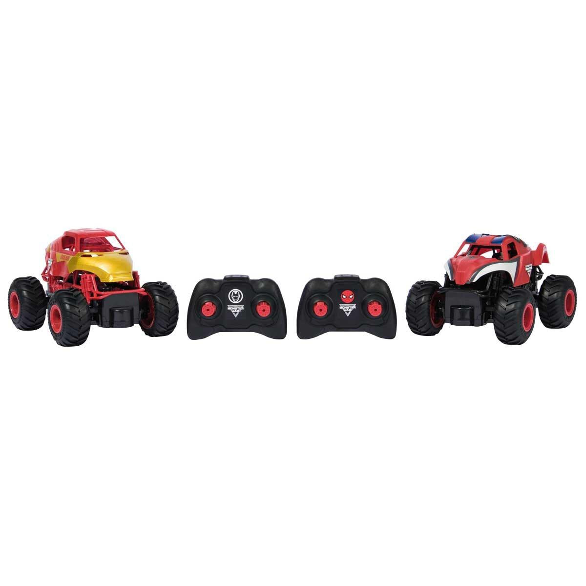 Monster Jam RC 1:24 Racing Rivals Marvel 2 Pack
