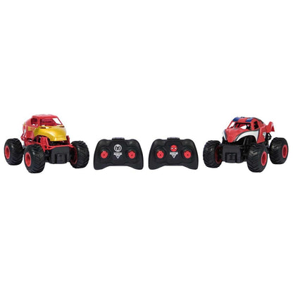 Monster Jam RC 1:24 Racing Rivals Marvel 2 Pack