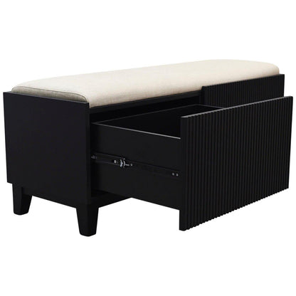 Moran Aristocrat Fabric Storage Ottoman Barley