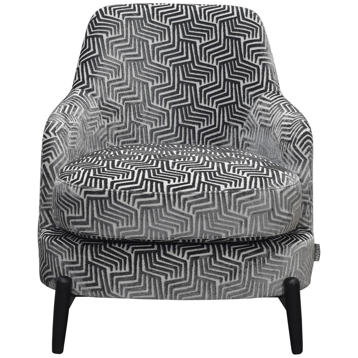 Moran Atelier Fabric Chair Plaza Zest