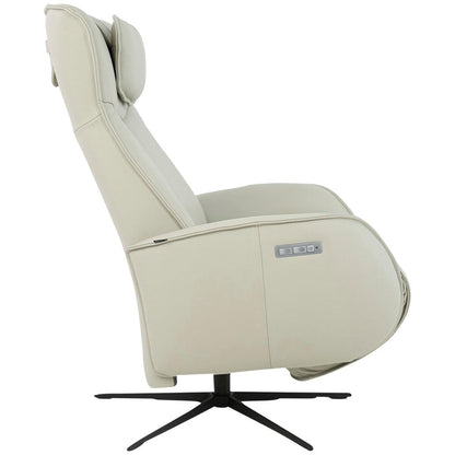 Moran Fjords Axel Large Motorised Recliner Relaxer 2 Motors without Battery Shadow Grey