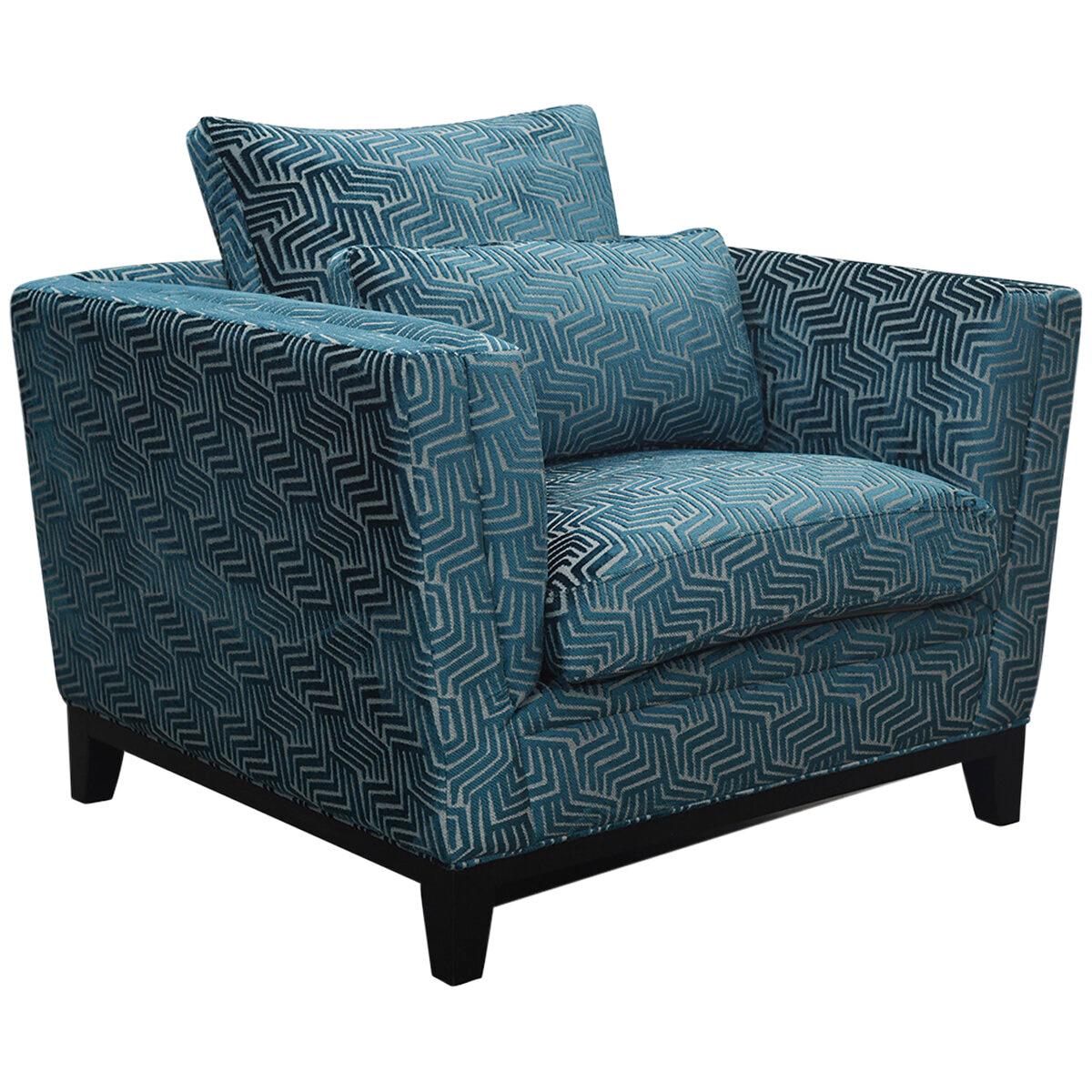 Moran Florence Fabric Chair Plaza Teal