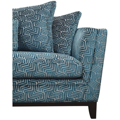 Moran Florence Fabric Sofa 3 Seater Plaza Teal