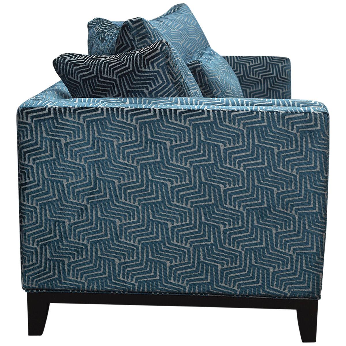 Moran Florence Fabric Sofa 3 Seater Plaza Teal