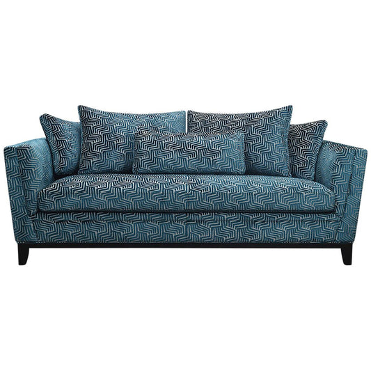 Moran Florence Fabric Sofa 3 Seater Plaza Teal