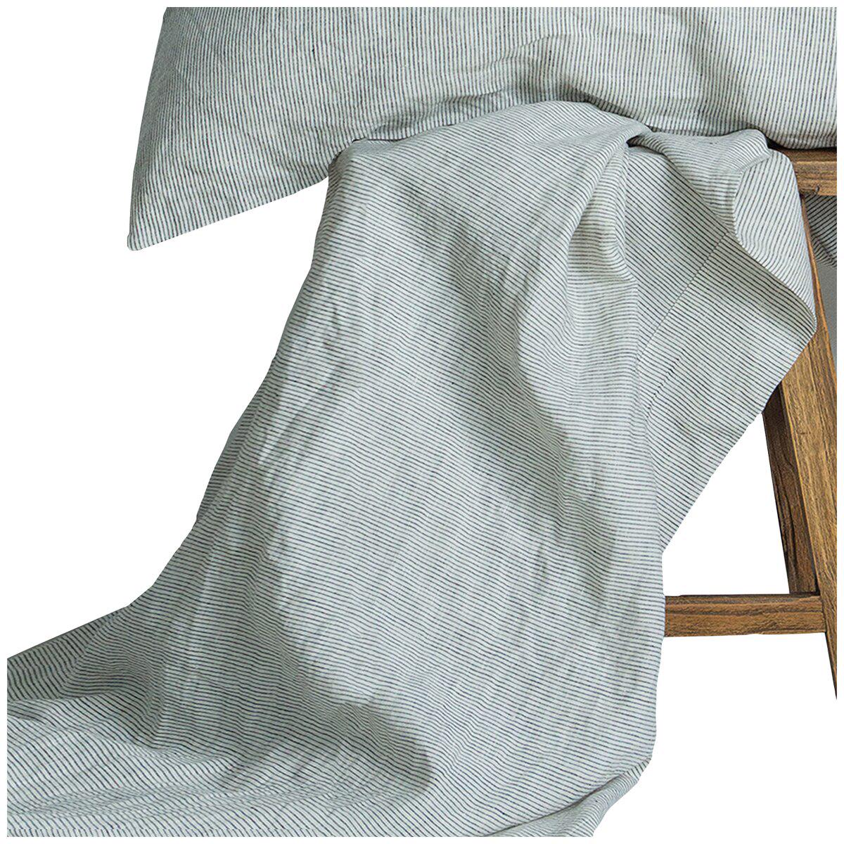 Moran Home Flat Sheet King Grey