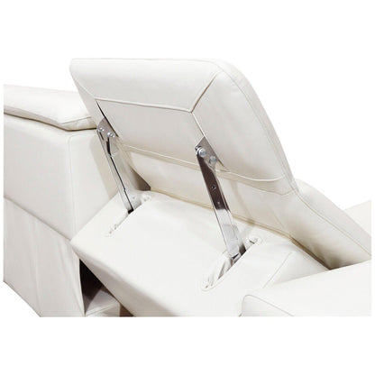 Moran Nevada 3.0S Leather Motorized Recliner Premium Meringue