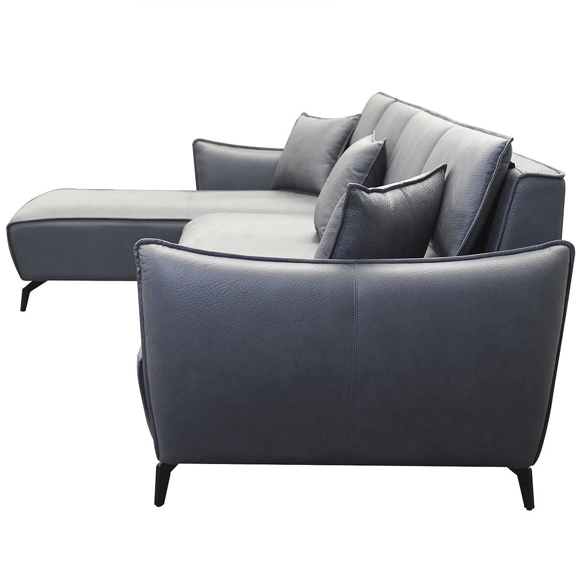 Moran Novato 3.0S RHF and LHF Chaise Modular Sofa Moran Gushi Grey Fabric