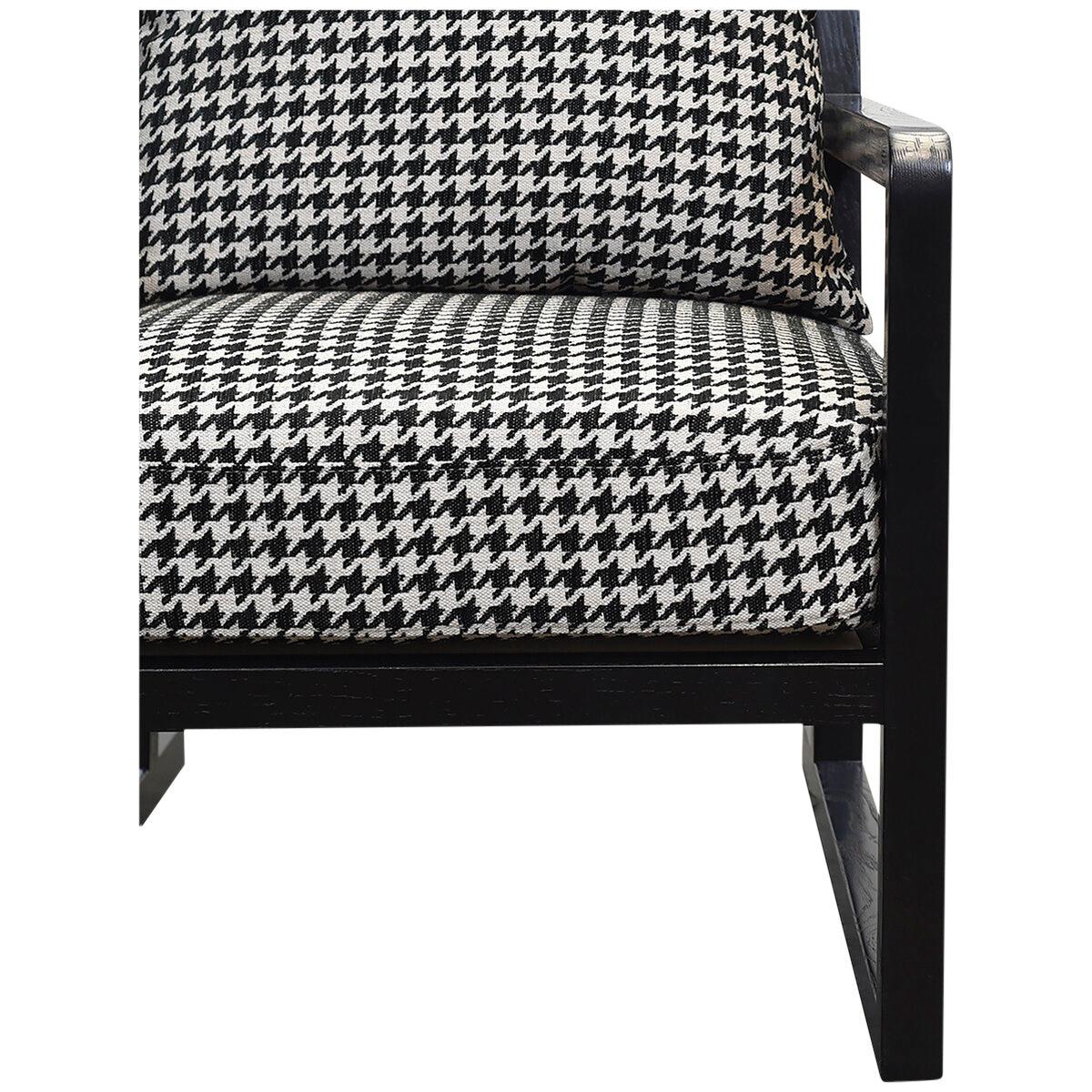 Moran Ohio Accent Chair Warwick Airlie Ebony Fabric