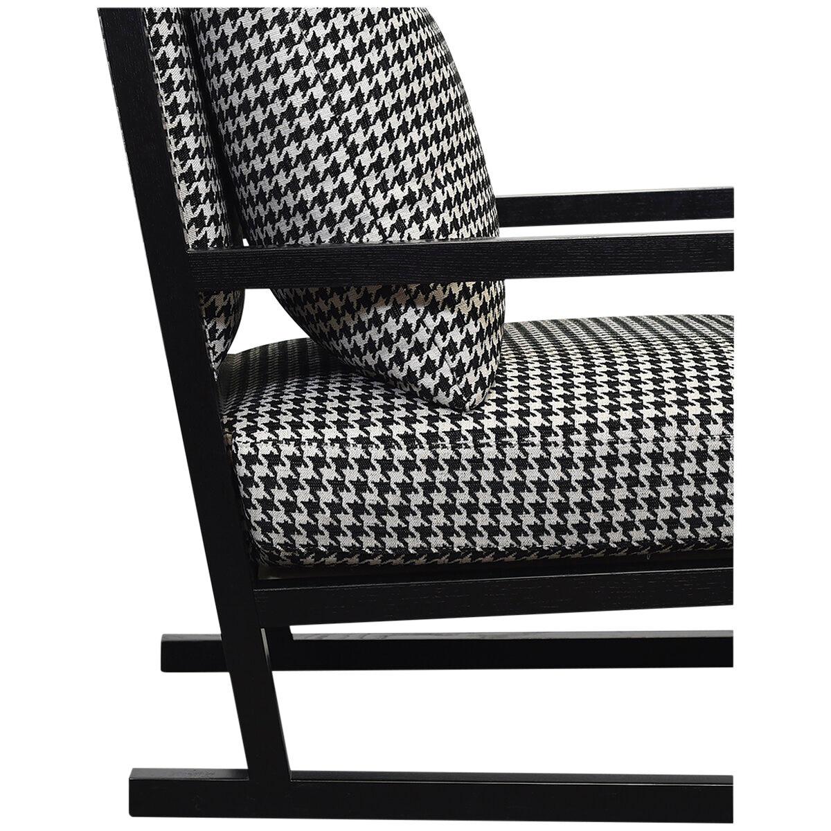 Moran Ohio Accent Chair Warwick Airlie Ebony Fabric