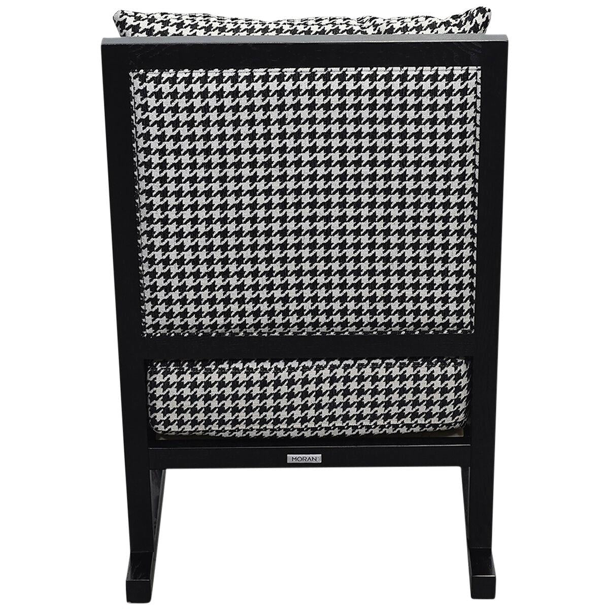 Moran Ohio Accent Chair Warwick Airlie Ebony Fabric