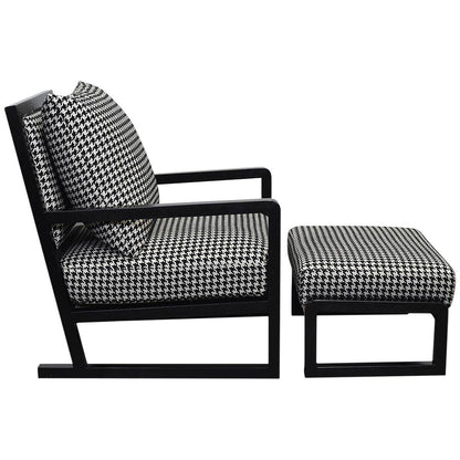 Moran Ohio Accent Chair Warwick Airlie Ebony Fabric