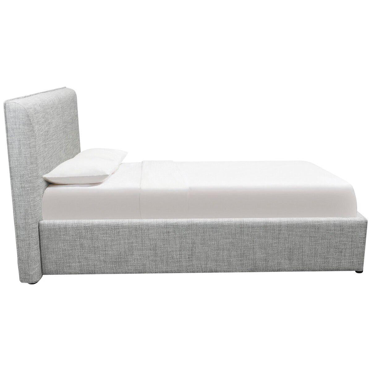 Moran Ora Queen Bedhead with Encasement and Slats Steel