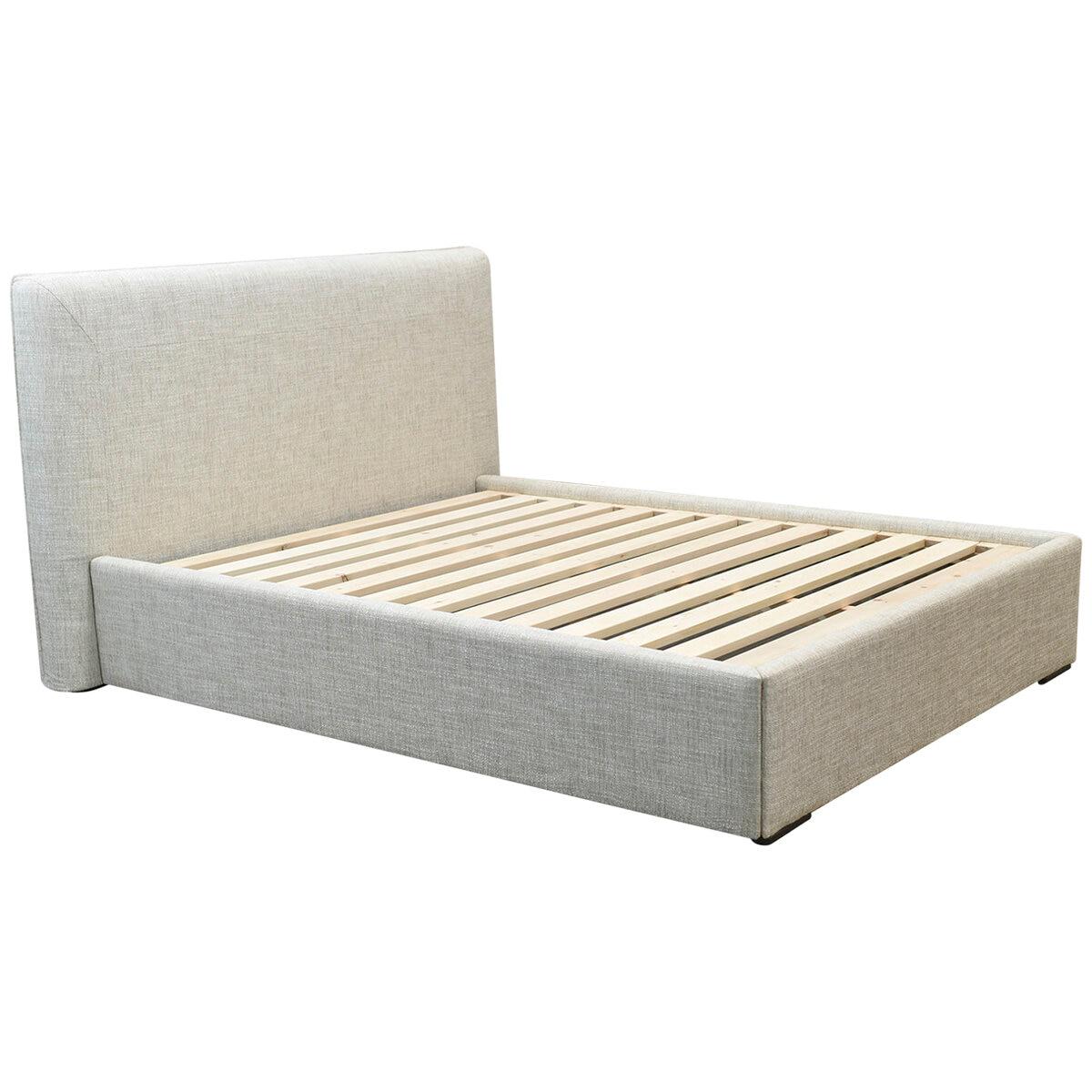 Moran Ora Queen Bedhead with Encasement and Slats Steel