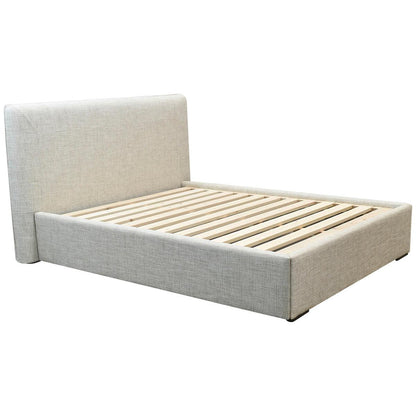 Moran Ora Queen Bedhead with Encasement and Slats Steel
