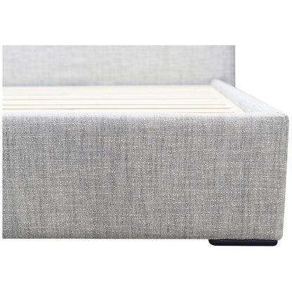 Moran Ora Queen Bedhead with Encasement and Slats Steel