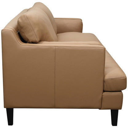 Moran Oregon 3 Seater Premium Caramel Leather Sofa