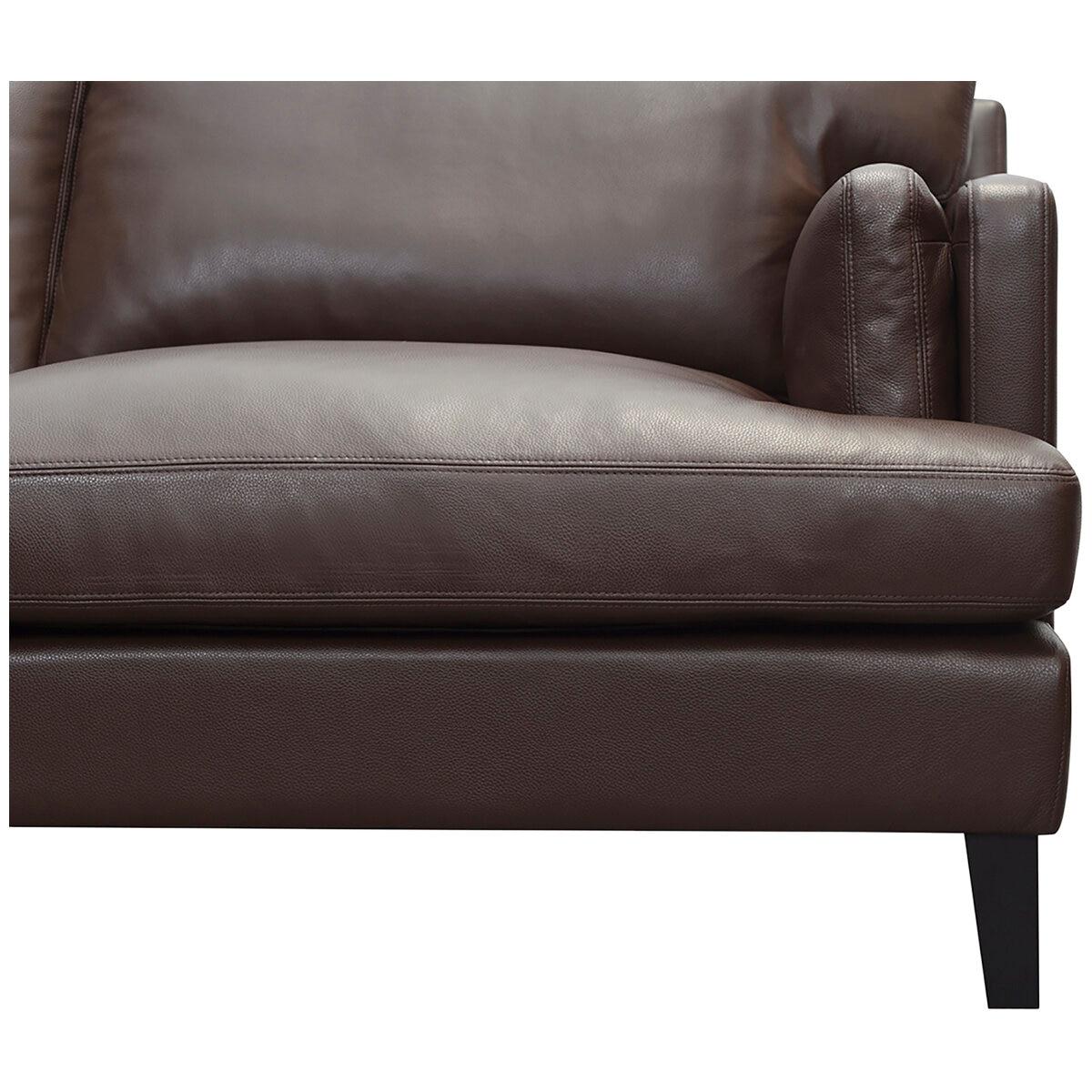 Moran Oregon 3 Seater Sterling Cocoa Leather