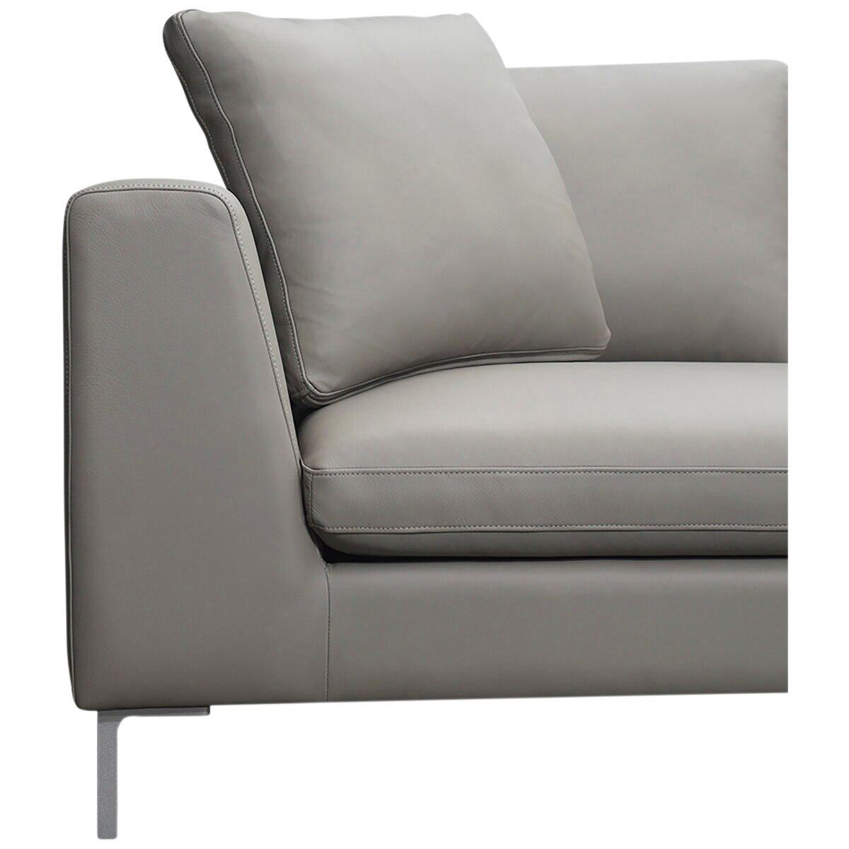 Moran Pico 3.5 Seater Sofa with Right Chaise Dove Silver