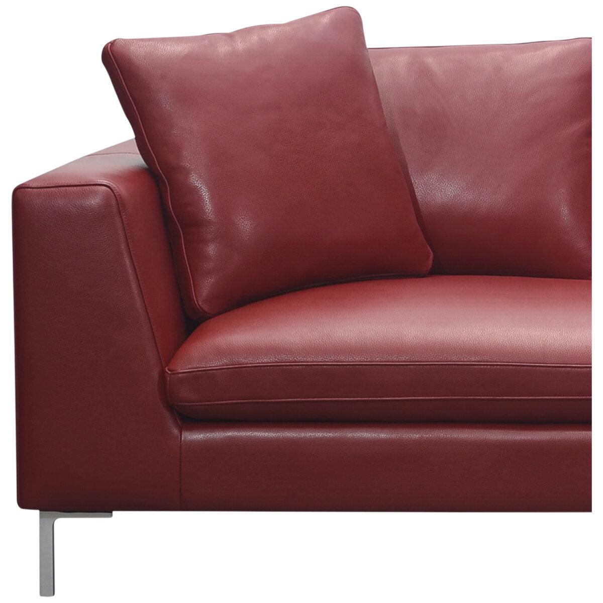 Moran Pico 3.5 Seater Sofa with Right Chaise White Berry Silver