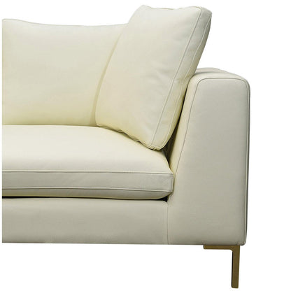 Moran Pico 3.5 Seater Sofa With Left Chaise Sterling Vanilla