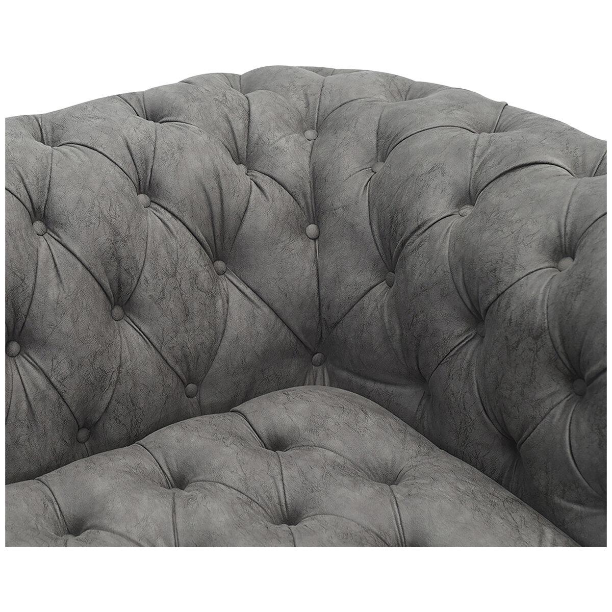 Moran Portia Illusion Fabric 3 Seater Sofa