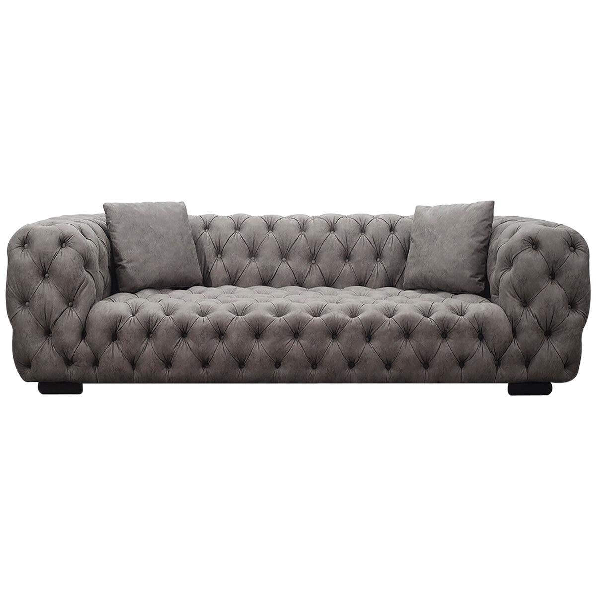 Moran Portia Illusion Fabric 3 Seater Sofa