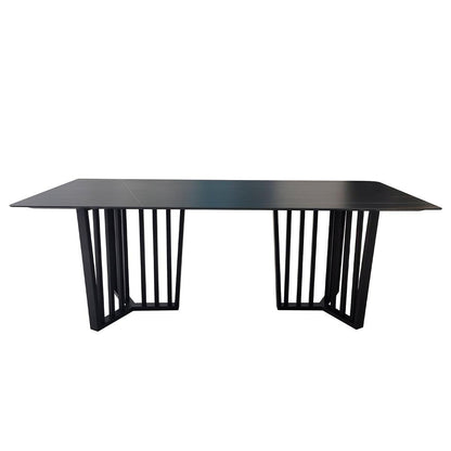 Moran Prague Black And Gold Dining Table 2.4m