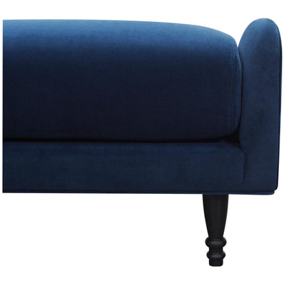 Moran Princess Bench Seat Plush Indigo