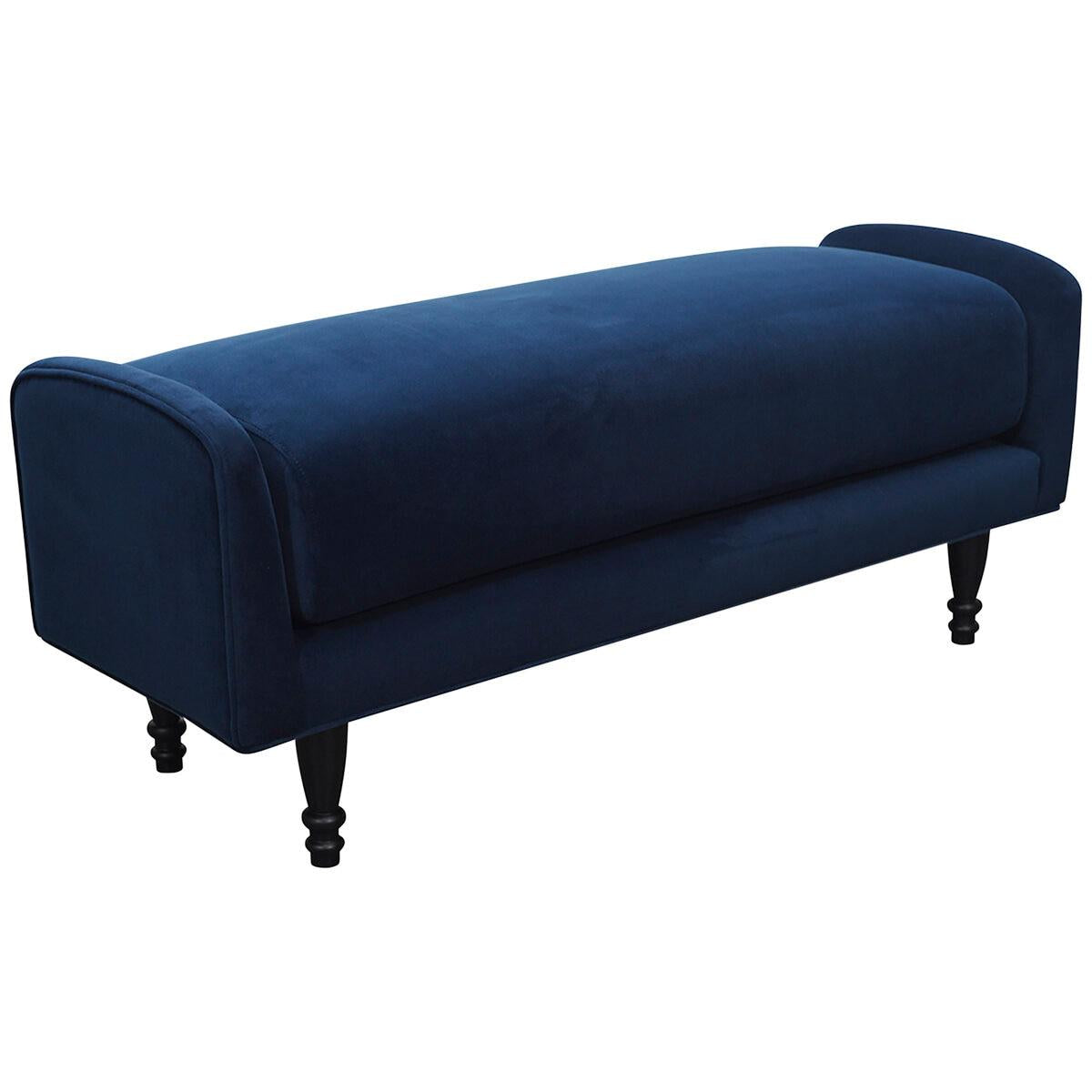 Moran Princess Bench Seat Plush Indigo