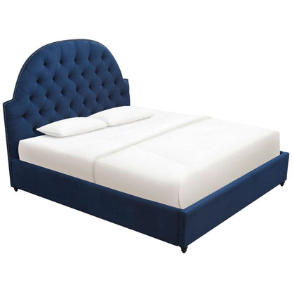 Moran Princess King Bed Frame Plush Indigo