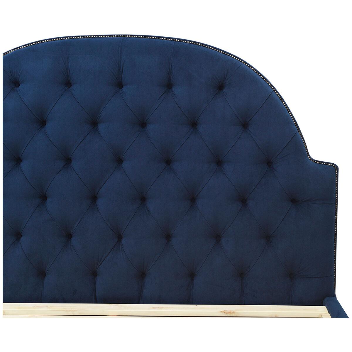Moran Princess King Bed Frame Plush Indigo
