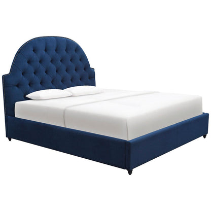 Moran Princess King Bed Frame Plush Indigo