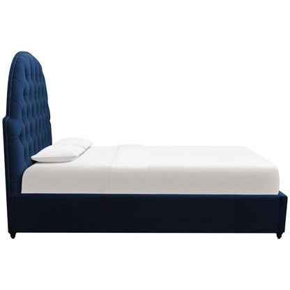 Moran Princess King Bed Frame Plush Indigo