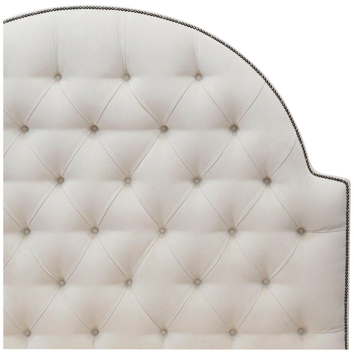 Moran Princess Queen BedHead With Encasement With Slatted Base Plush Bone