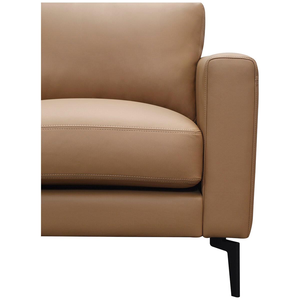 Moran Toronto 3 Seater Leather Sofa Premium Caramel