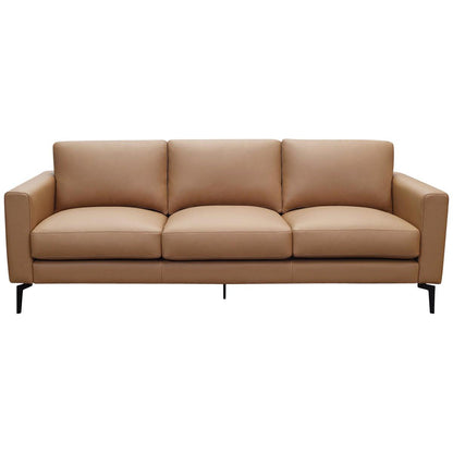 Moran Toronto 3 Seater Leather Sofa Premium Caramel