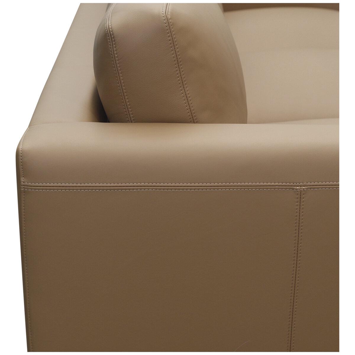 Moran Toronto 3 Seater Leather Sofa Premium Caramel