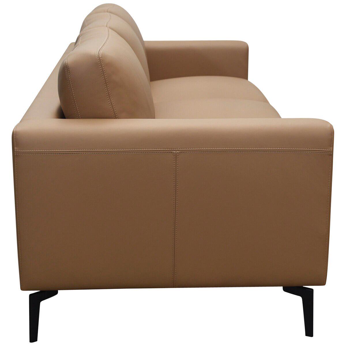 Moran Toronto 3 Seater Leather Sofa Premium Caramel