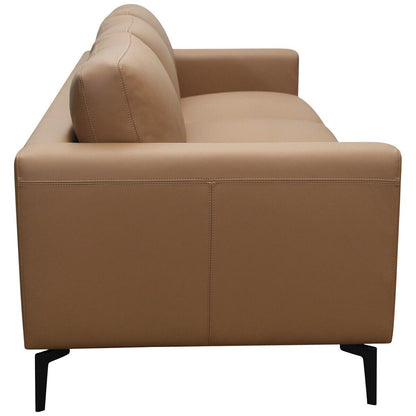 Moran Toronto 3 Seater Leather Sofa Premium Caramel
