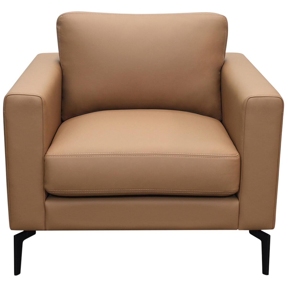 Moran Toronto Leather Chair Premium Caramel