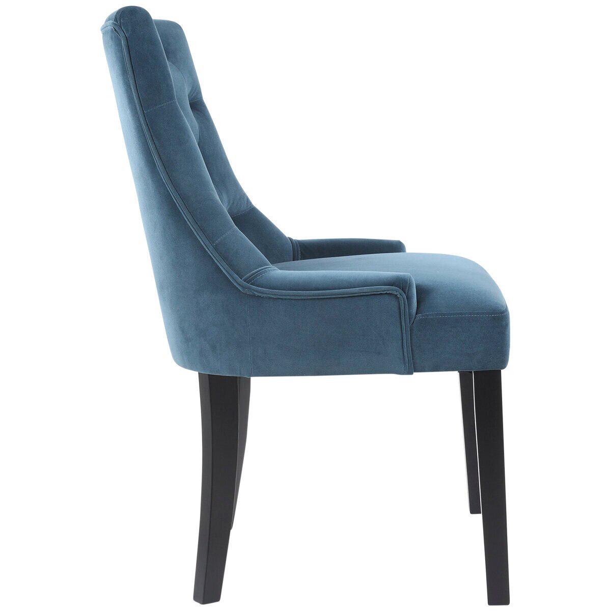 Moran rlo Dining Chair 2 Pack Aqua Blue Velvet