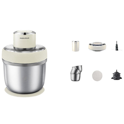 Morphy Richards Electric Chopper With 3 Bowls And Accessories Spearmint Green MRCH35SG