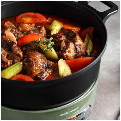 Morphy Richards Round Multifunction Pot Green