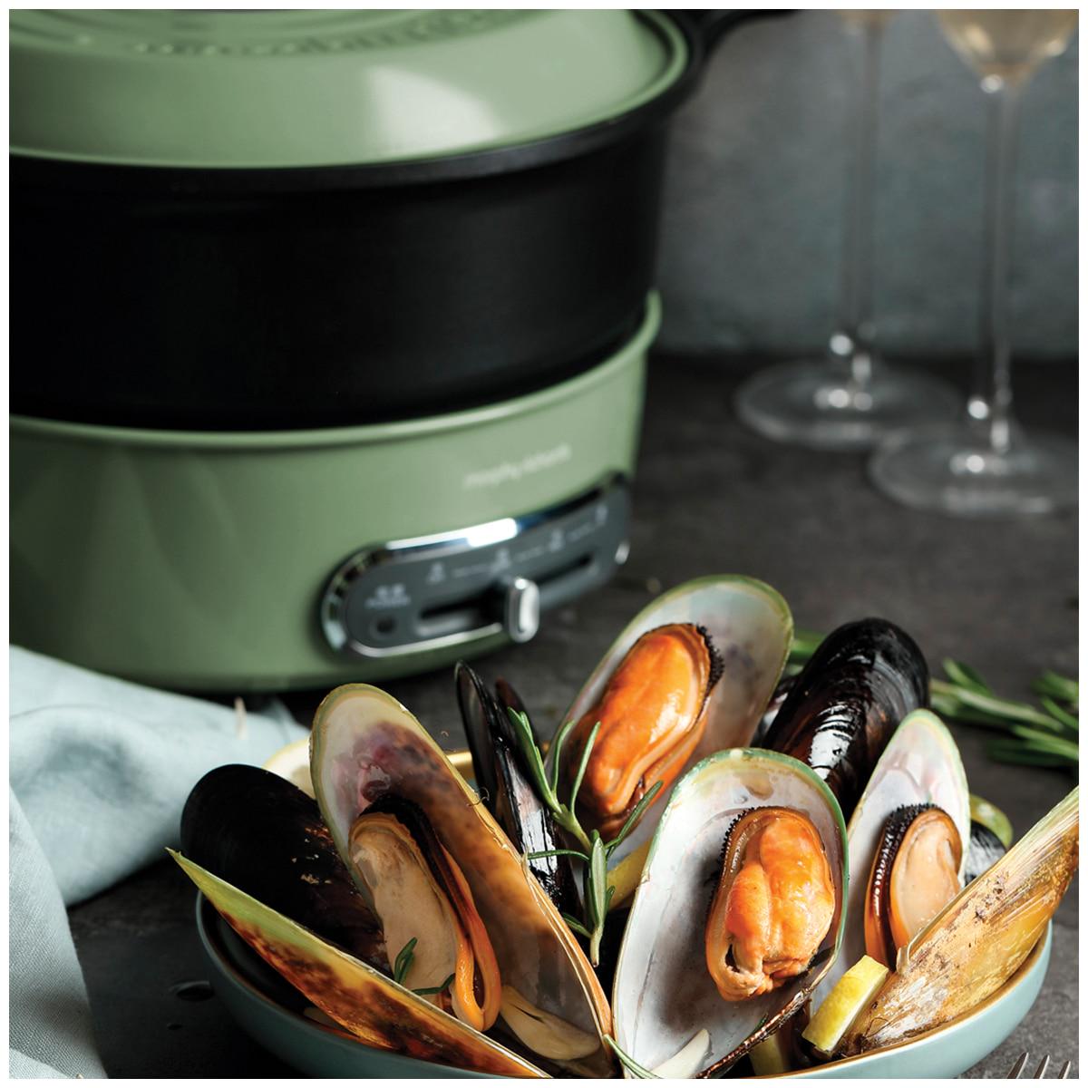 Morphy Richards Round Multifunction Pot Green