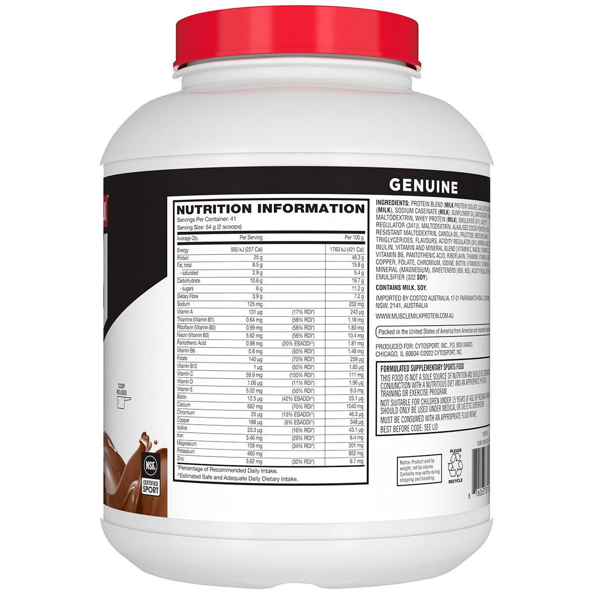 Muscle Milk Protein Powder Chocolate