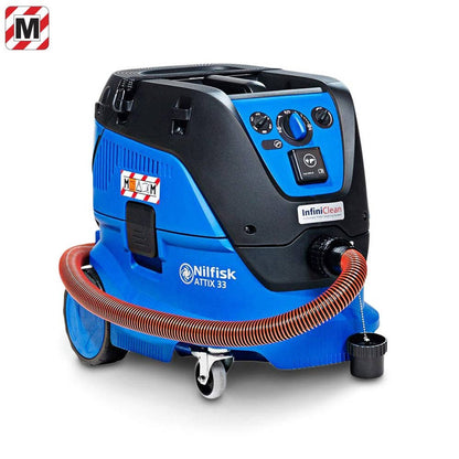 NILFISK 1400W 30L M-Class Attix 33 Industrial Vacuum Dust Extractor 107412198